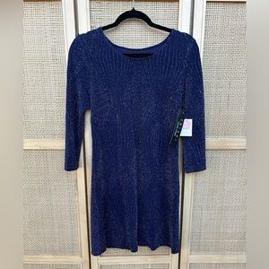 Trixxi Dress - Navy/Sparkle